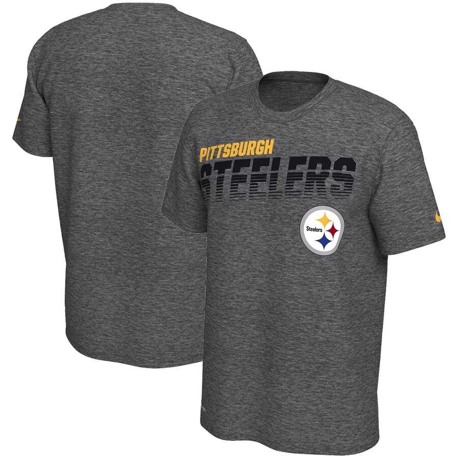 Pittsburgh Steelers Nike Sideline Line of Scrimmage Legend Performance T-Shirt Gray,We sell and wholesale Pittsburgh Steelers Nike Sideline Line of Scrimmage Legend Performance T-Shirt Gray on line form chian!